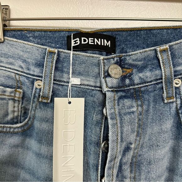 EB Denim Unraveled Two Tone Jeans - Picture 9 of 13
